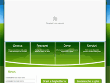 Tablet Screenshot of grottadelvento.com